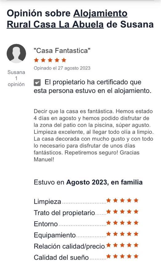 Alojamiento Rural Casa La Abuela Arbuniel المظهر الخارجي الصورة